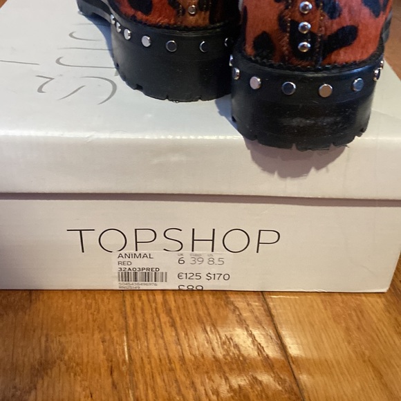 Topshop animal print leopard boots - Picture 4 of 6